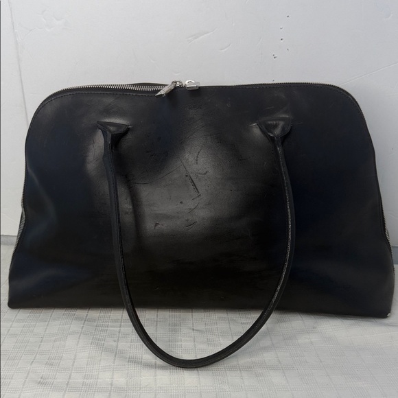 Furla Black leather dome style tote - Picture 1 of 12